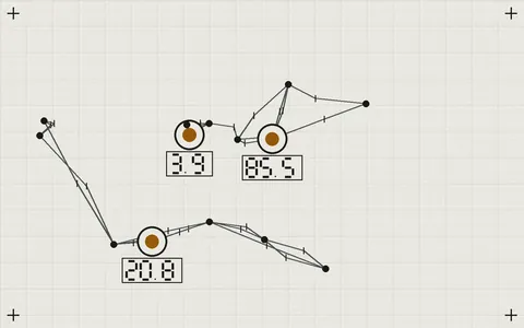 Illustration of the ERCOT grid as a network of nodes and transmission lines with large block-numeral tags